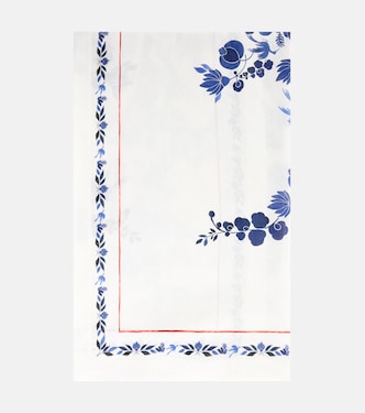 Medium floral linen tablecloth | La DoubleJ