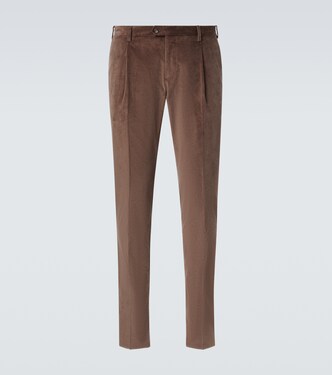 Cotton corduroy suit pants | Lardini