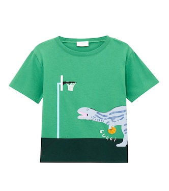 x Euan Roberts printed cotton jersey T-shirt | Gucci Kids