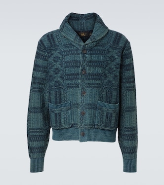 Jacquard cotton cardigan | RRL