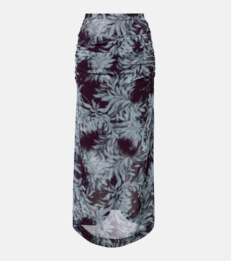 Printed chiffon midi skirt | Dries Van Noten