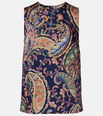 Semi-sheer jacquard blouse | Etro