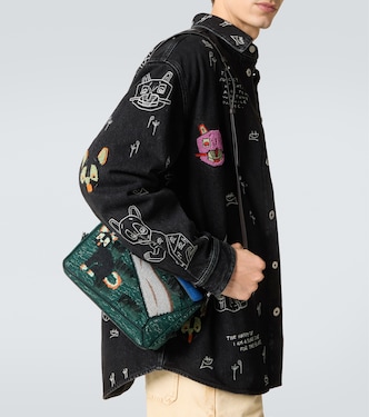 x Louis Wain Futurist Cat Puzzle tote bag | Loewe