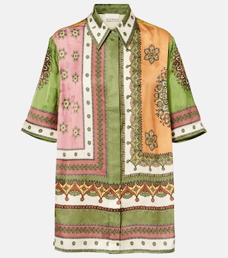 Chemise Contina imprimée en jacquard | Alémais