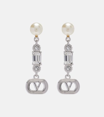 Ohrringe VLogo mit Swarovski®-Kristallen | Valentino