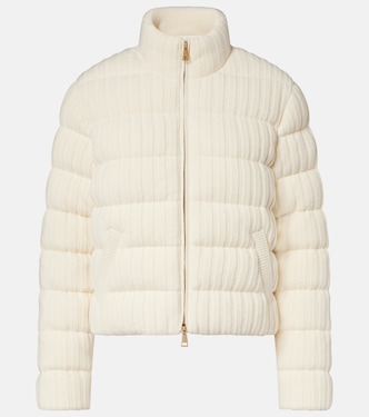 Wool and cashmere down jacket | Moncler