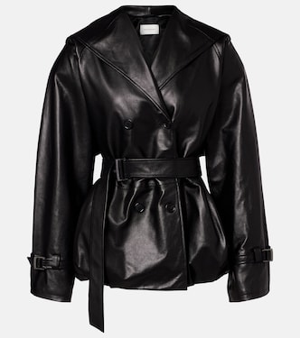Hooded leather jacket | Magda Butrym