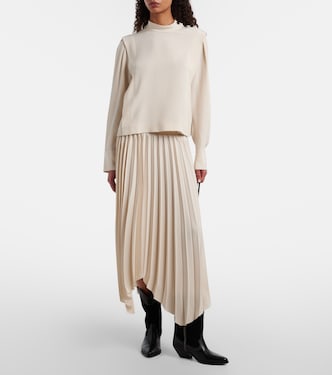 Felixa plissé crêpe midi skirt | Isabel Marant