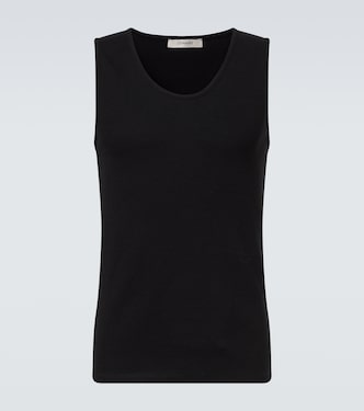 Cotton and linen tank top | Lemaire