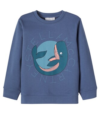 Printed cotton fleece sweatshirt | Stella McCartney Kids