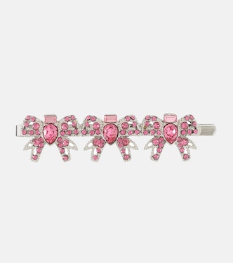 Crystal-embellished barrette | Miu Miu