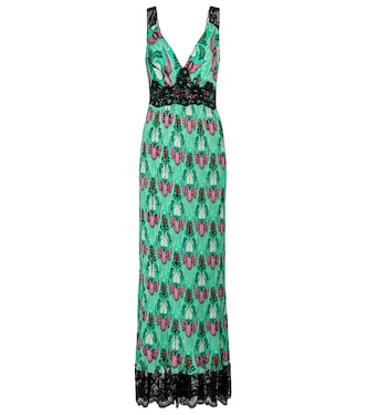 Floral jersey maxi dress | Rabanne