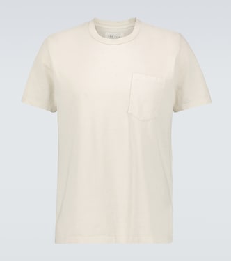 T-shirt classica in cotone con tasca | Les Tien