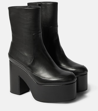 Bottines à plateau en cuir | Dries Van Noten