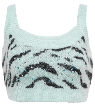Crop top en mezcla de lana | Alessandra Rich
