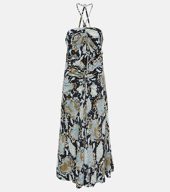 Printed halterneck maxi dress | Proenza Schouler