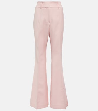 Rhein mid-rise wool flared pants | Gabriela Hearst