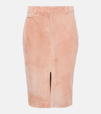 Falda tubo de ante de tiro alto | Tom Ford