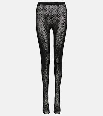 Collant Moon Diamant in jacquard | Marine Serre