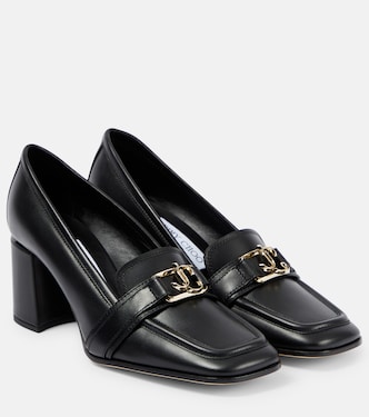 Evin 65 leather loafer pumps | Jimmy Choo