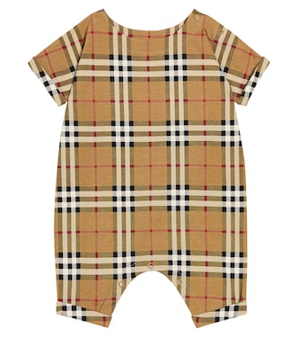 Baby - Tuta corta Burberry Check | Burberry Kids