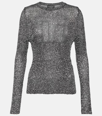 Jersey de punto metalizado y lentejuelas | Balenciaga