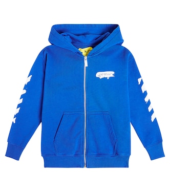 Sudadera con capucha de algodón con logo | Off-White Kids
