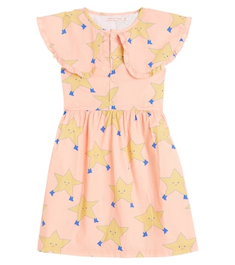 Dancing Stars cotton poplin dress | Tinycottons