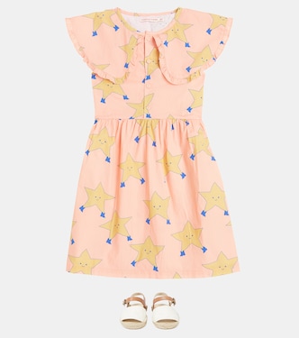 Kleid Dancing Stars aus Baumwollpopeline | Tinycottons