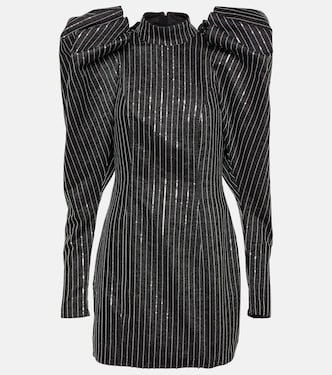 Sequined cotton twill minidress | Rotate