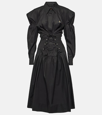 Abito midi Kate in popeline di cotone | Vivienne Westwood