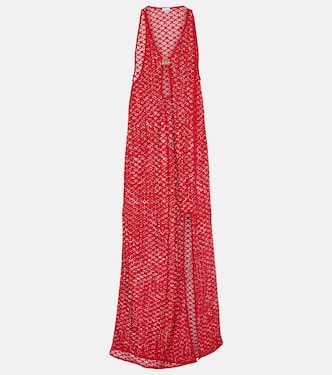 Maxikleid aus Mesh | Ganni