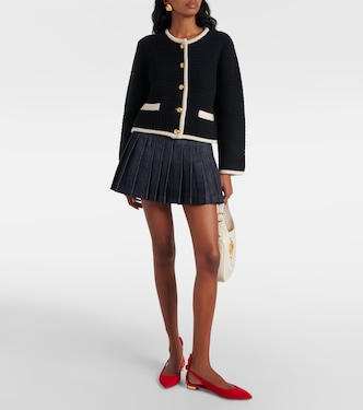 Bow Tie suede ballet flats | Aquazzura