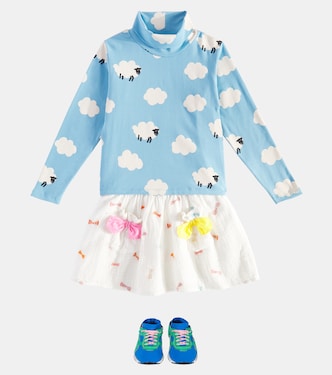 Lupetto in misto cotone con stampa | Stella McCartney Kids