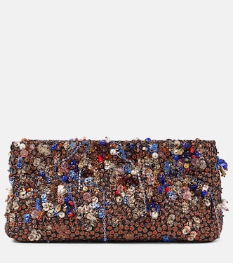 Verzierte Clutch aus Satin | Dries Van Noten