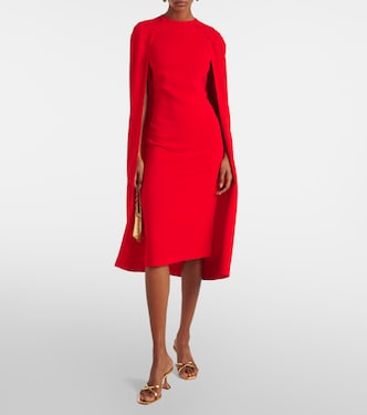 Caped midi dress | Stella McCartney