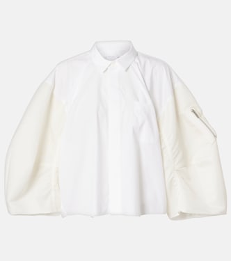 Camicia in popeline e twill | Sacai