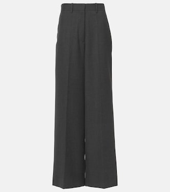 Weite High-Rise-Hose aus Schurwolle | Givenchy