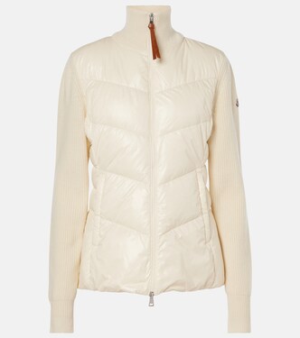 Cardigan matelassé en laine | Moncler