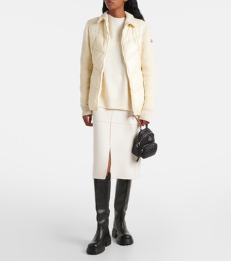 Cardigan in lana con imbottitura | Moncler