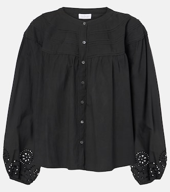 Blusa Carden in cotone sangallo | Velvet