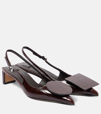 Pumps slingback Duelo 40 in pelle | Jacquemus