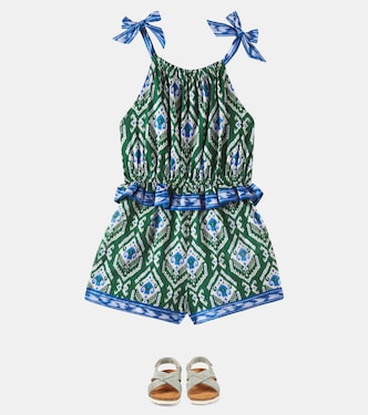 Playsuit Wylie aus Baumwolle | Zimmermann Kids