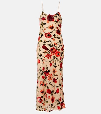 Slipdress aus Devoré | Rodarte