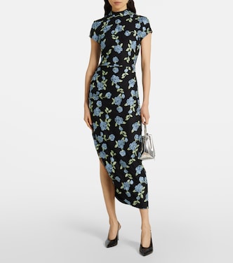 Robe midi asymétrique | Rotate