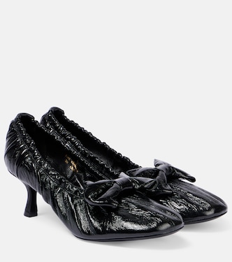 Bow-detail leather pumps | Acne Studios