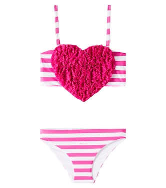 Ruffled striped bikini | Monnalisa