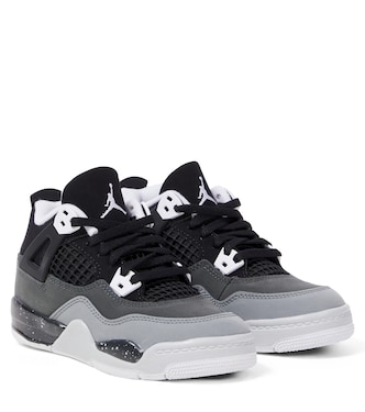 Air Jordan 4 Retro leather sneakers | Nike Kids