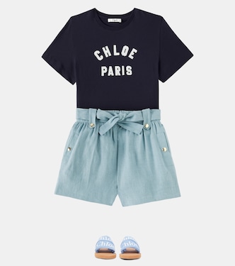 Camiseta de algodón | Chloé Kids