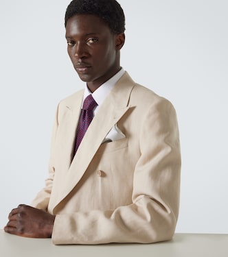 Pochette de costume en soie | Charvet